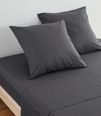 cotton european pillowcases space grey