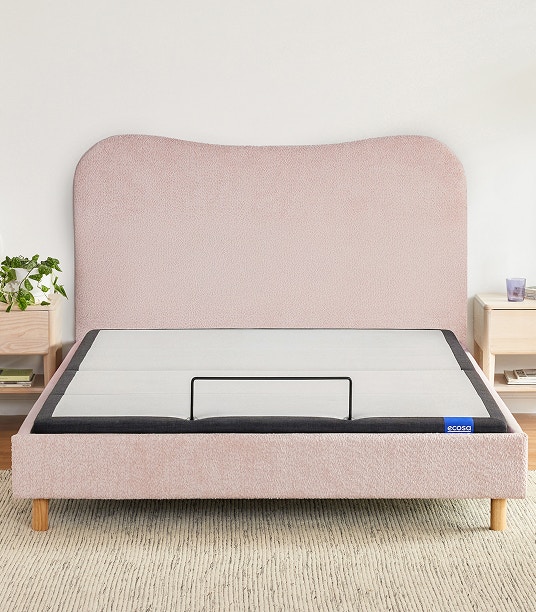 drift adjustable bed frame dusky rose