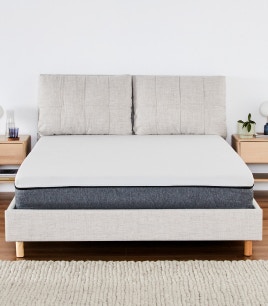 elio bed frame oatmeal