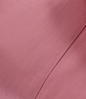 flax linen flat sheet rose