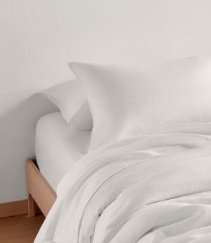 flax linen sheet set white