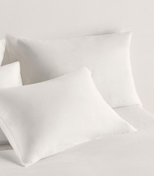 linen pillowcases white