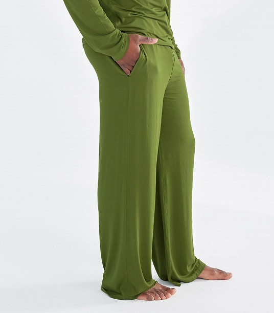 mens dream soft sleep pant olive