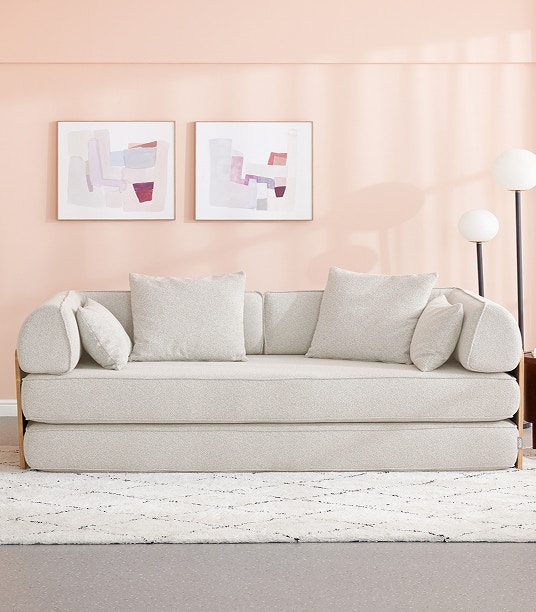 nimble sofa bed mist white