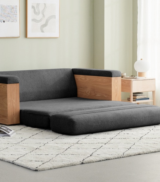 rio timber sofa bed slate 02