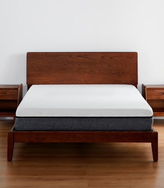 rise bed frame walnut