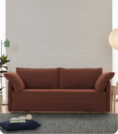 bower sofa bed clay brown