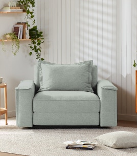 sydney armchair sofa bed fresh mint