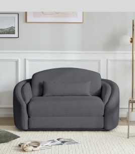 vienna armchair sofa bed shadow grey