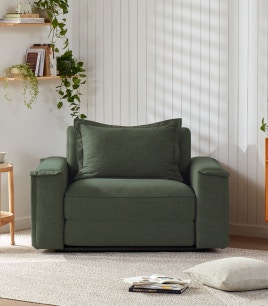 sydney armchair sofa bed evergreen