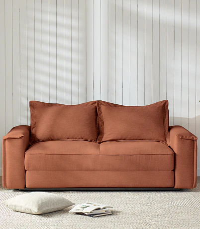 sydney sofa bed rust