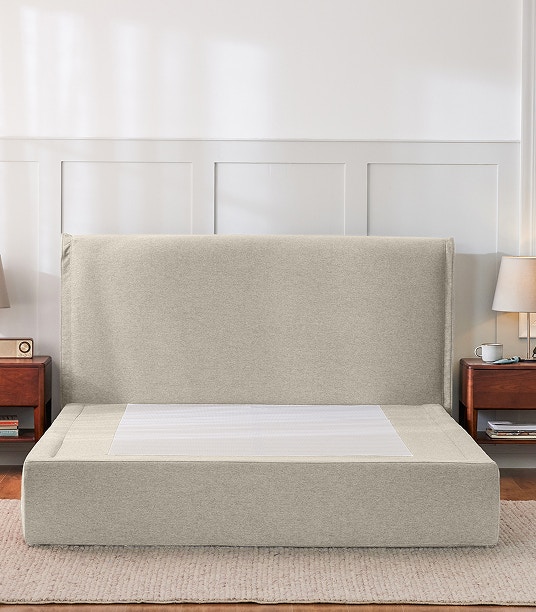 veya cloud bed frame oyster shell