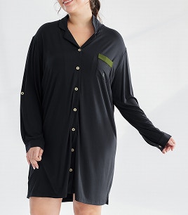 womens dream soft night shirt black