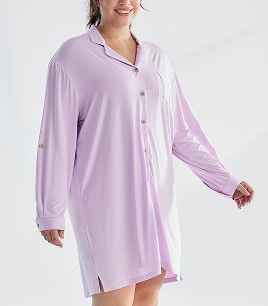 womens dream soft night shirt lavender