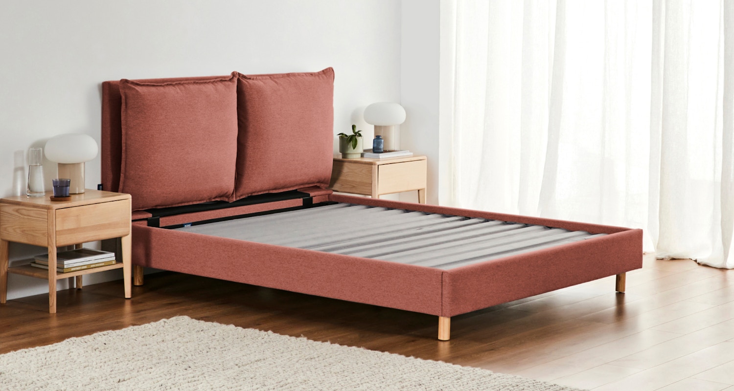 sierra bed frame pink clay 5