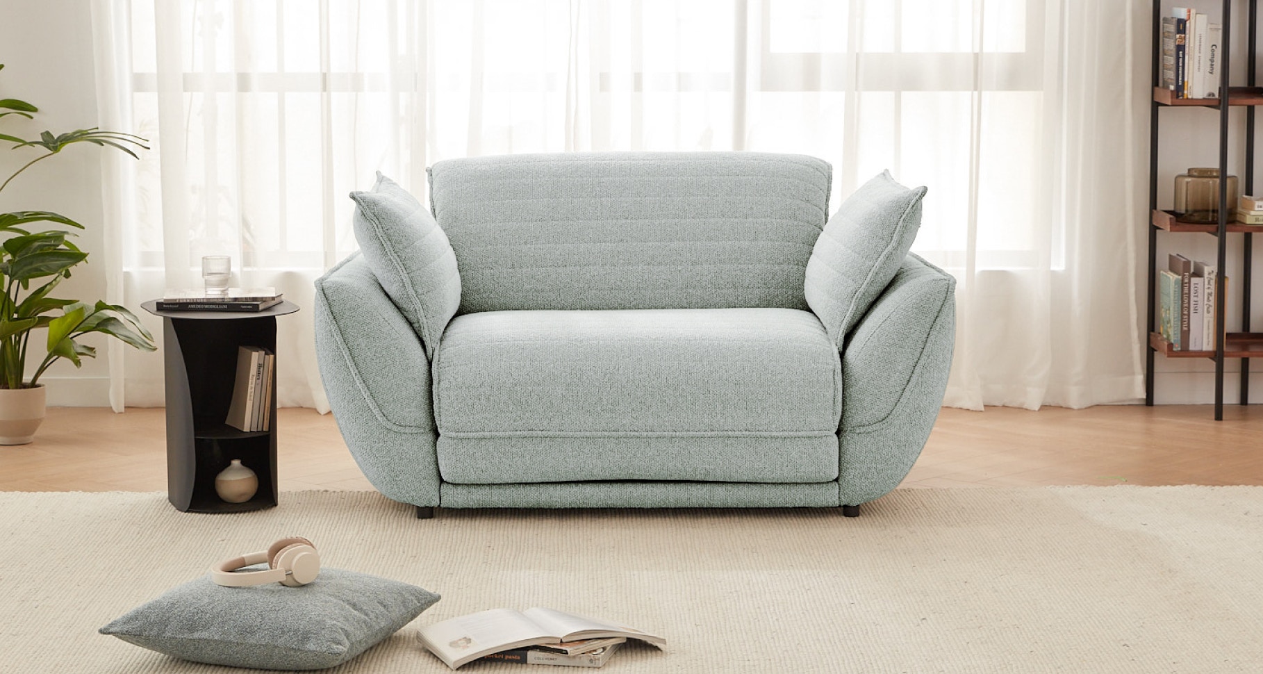 tokyo armchair artic blue 1