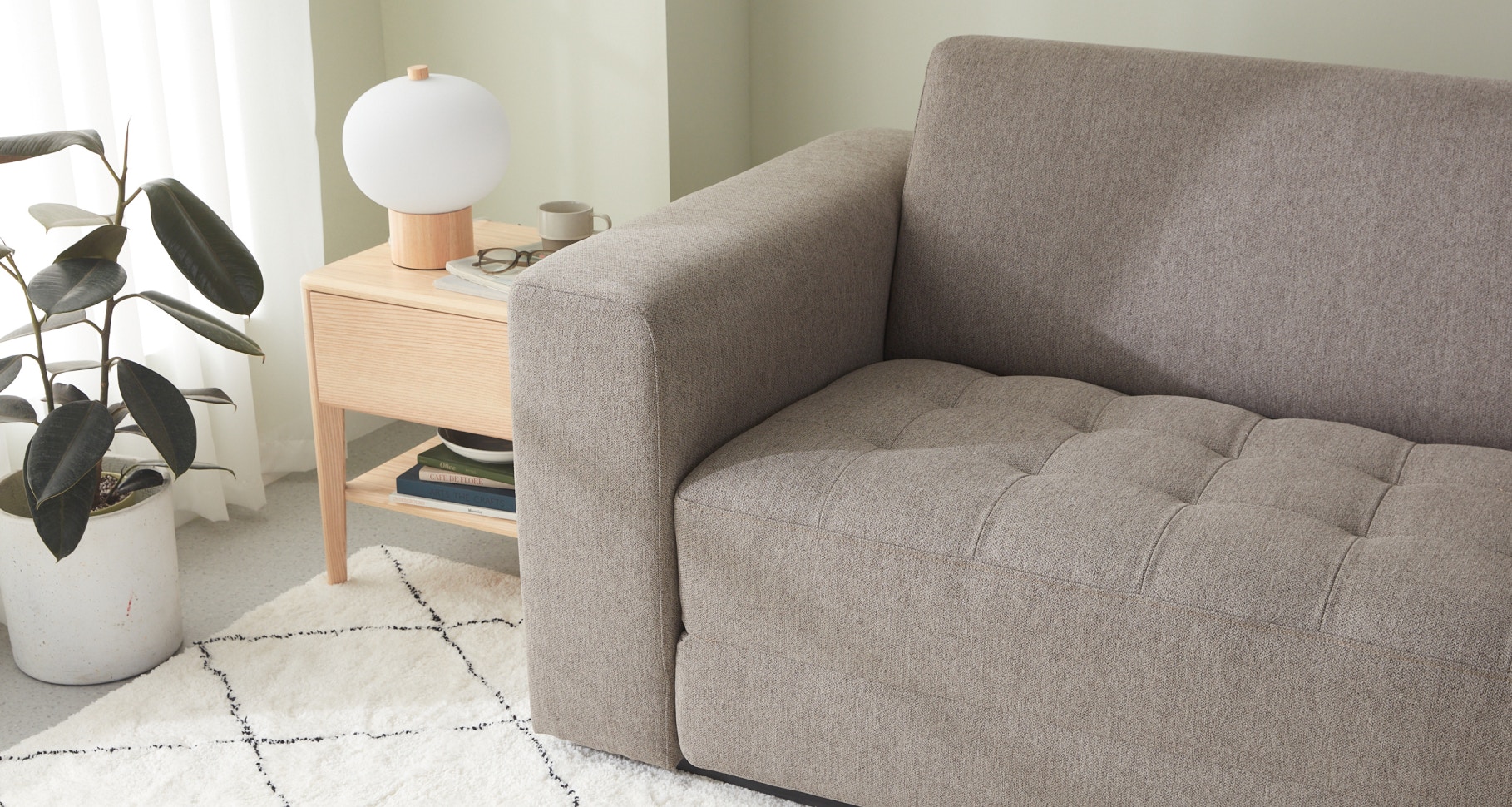 rio sofa bed latte 4