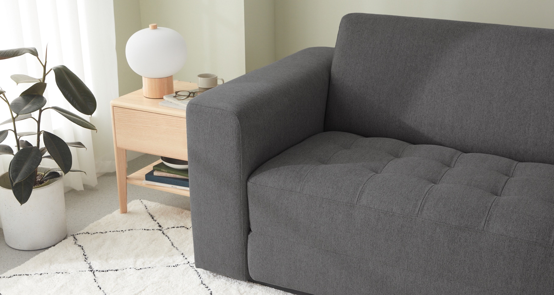 rio sofa bed winter grey 4