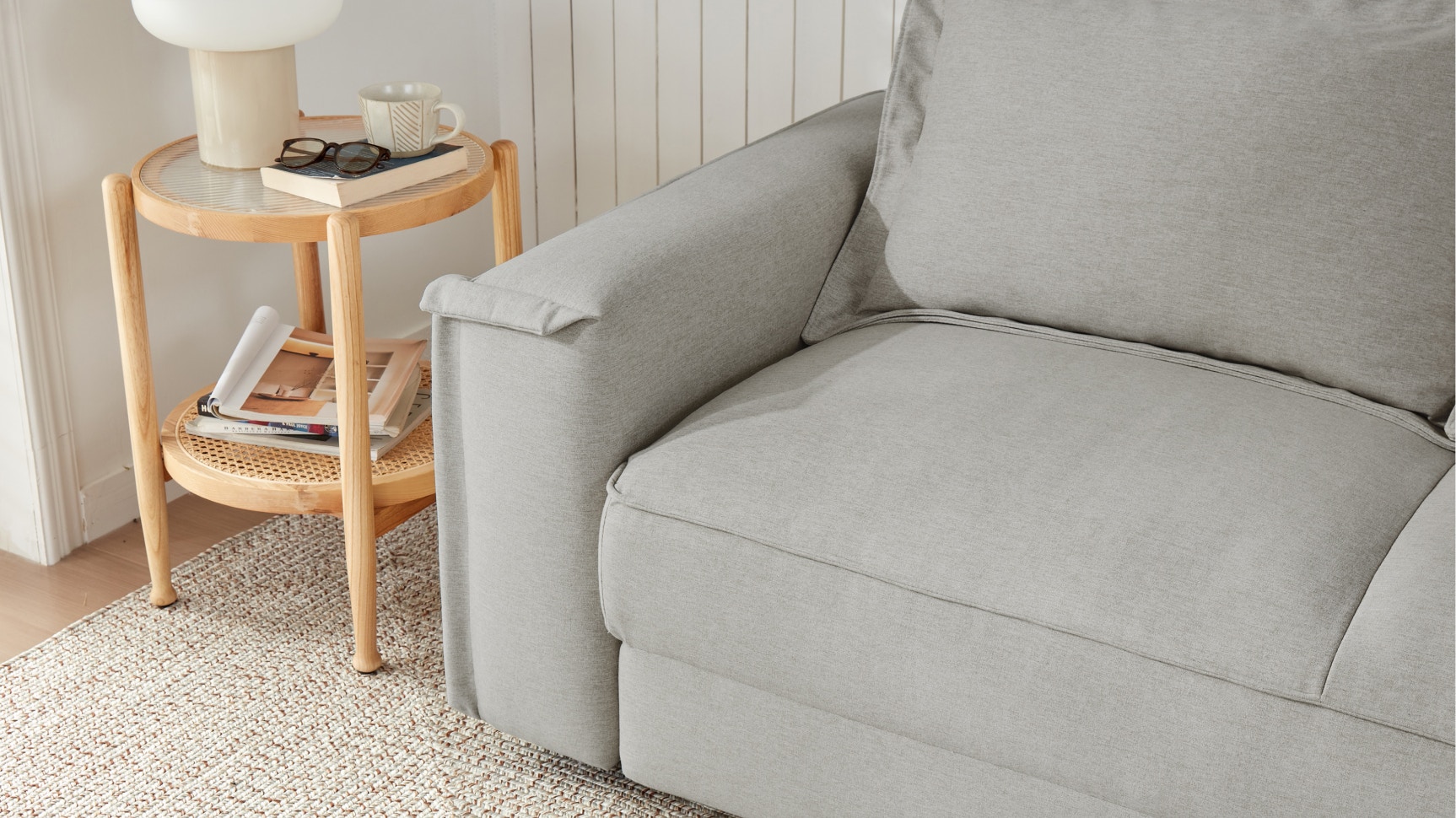 sydney sofa bed dove grey 4