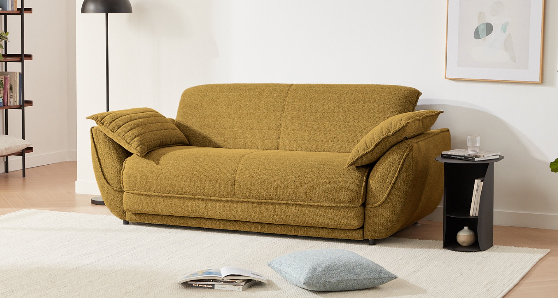 tokyo sofa bed marigold 2