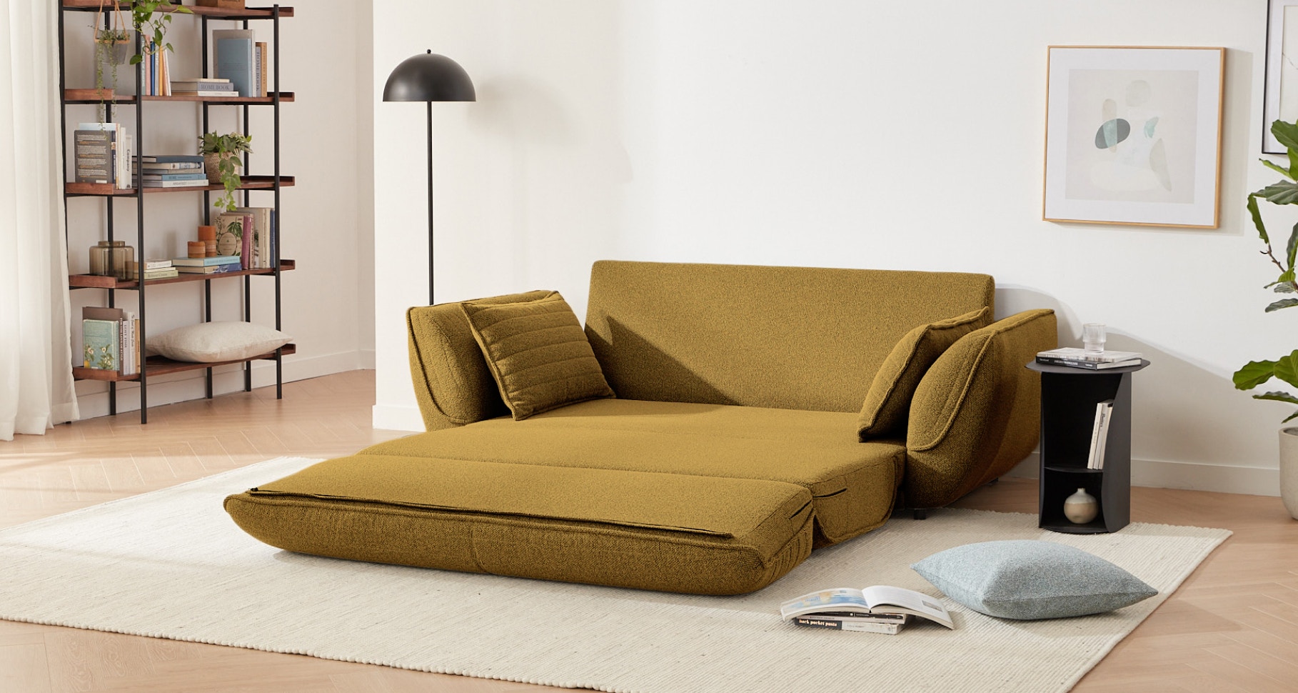 tokyo sofa bed marigold 3