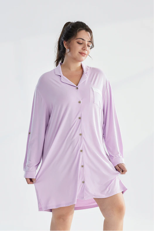 womens dreamsoft night shirt lavender 1
