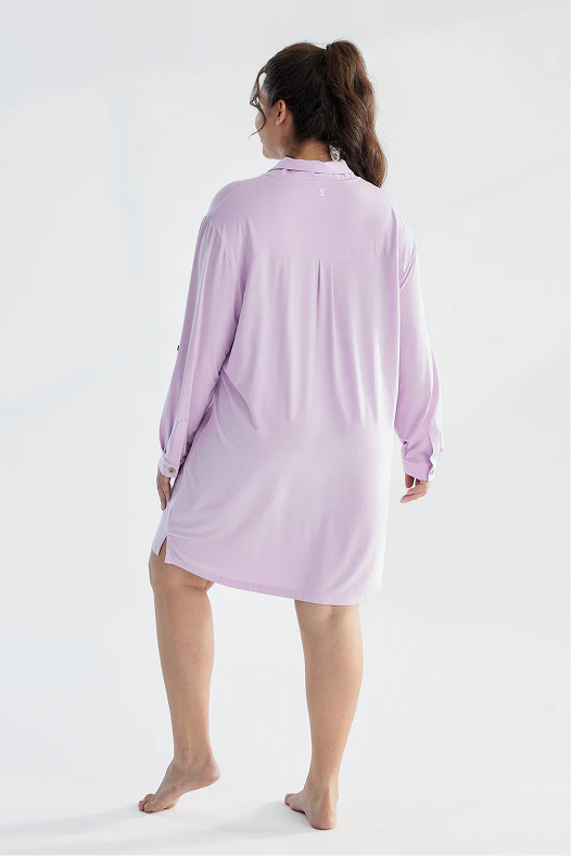 womens dreamsoft night shirt lavender 4