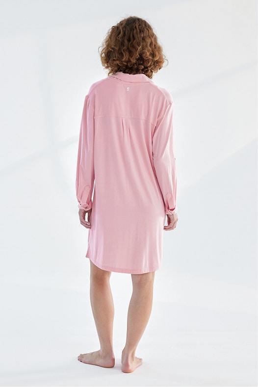 womens dreamsoft night shirt pink 4